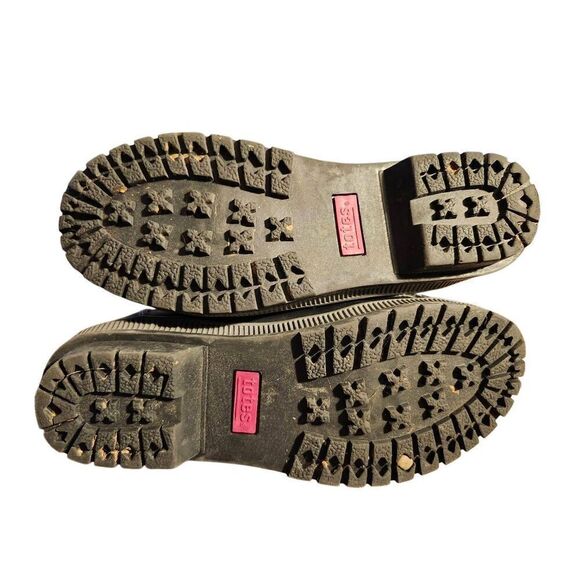 TOTES WINTER SNOW BOOTS WOMENS SIZE 7 GRAY WITH BLACK FAKE FUR. RUBBER SOLES. AP - Picture 4 of 5